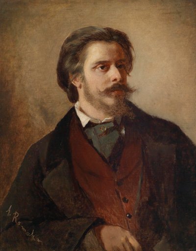 Bildnis des Malers Berthold Winder (1833–1888) tekijältä Anton Romako
